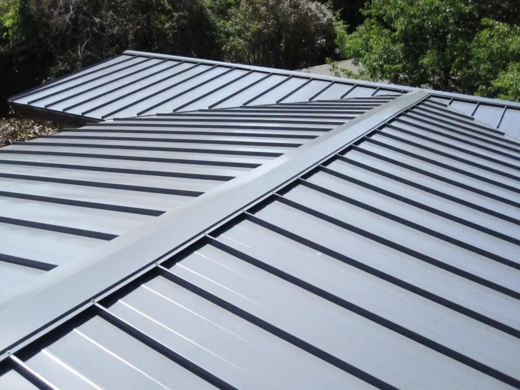 Standing seam metal roof panels